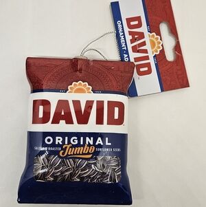 Ruz David Original Jumbo Sunflower Seeds Bag Christmas Tree Ornament Food